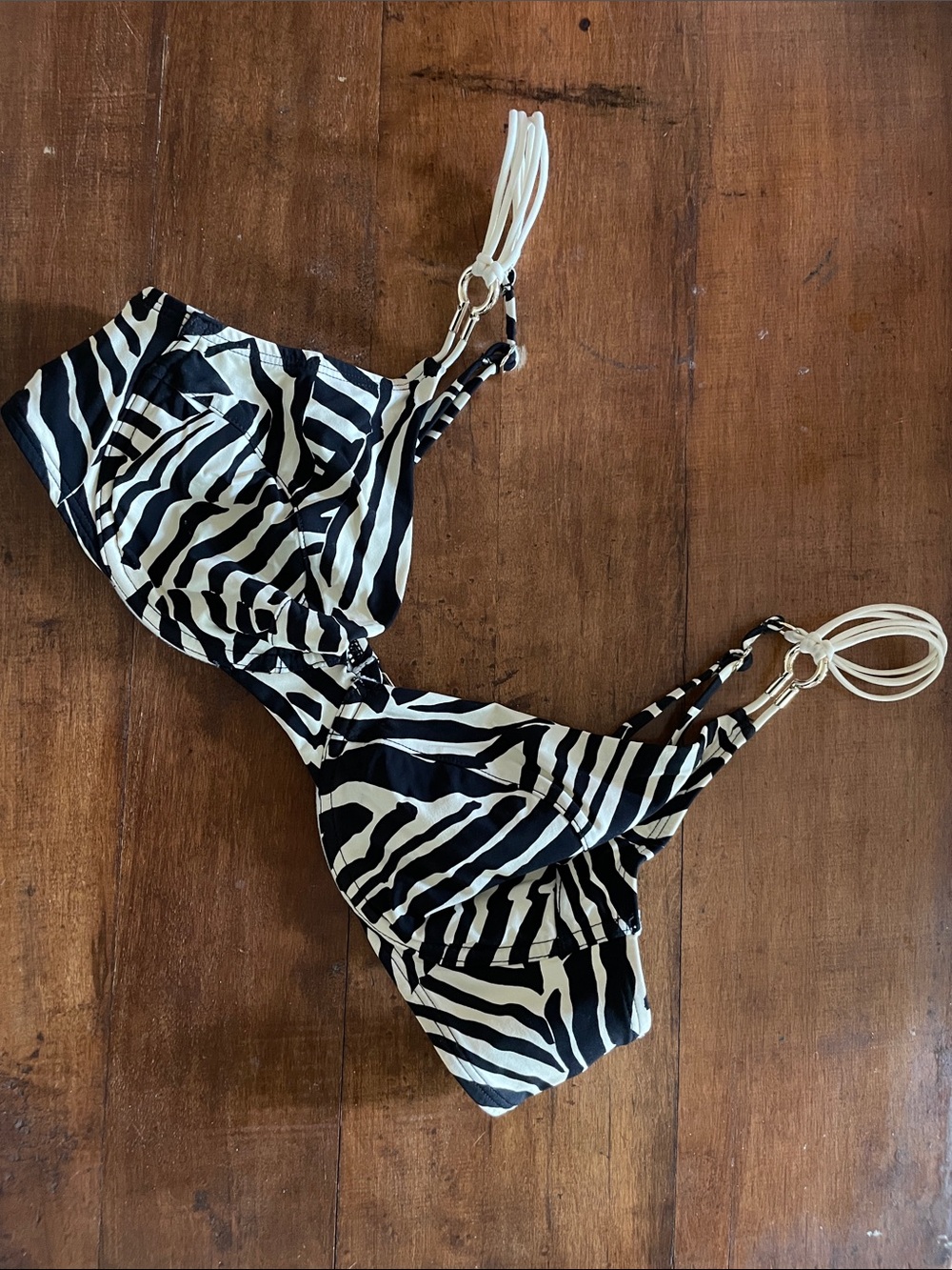 Aubade Zebra Strip Bikini Top